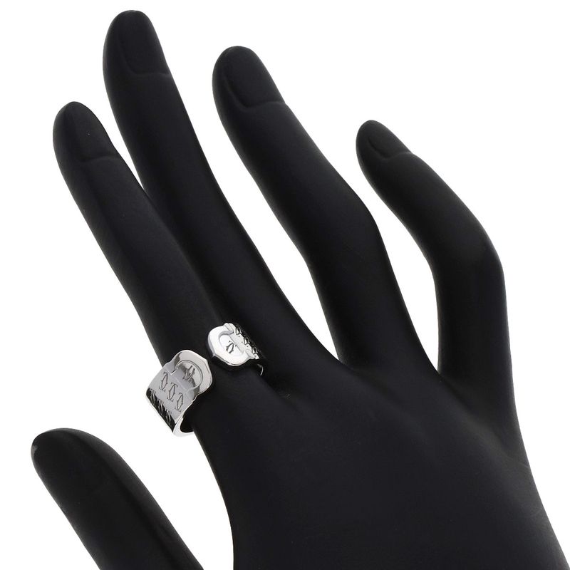 Cartier 2C Christmas Limited 51 Ring 18k White Gold