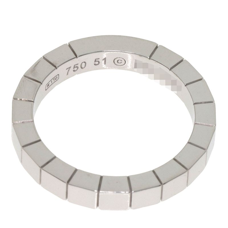 Cartier Lanier 51 Ring 18k White Gold