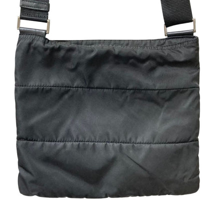 Prada Triangle Logo Shoulder Bag Black