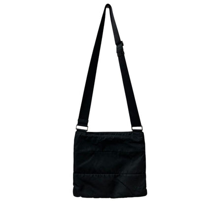 Prada Triangle Logo Shoulder Bag Black