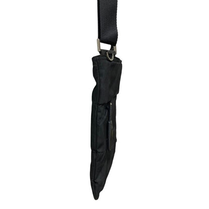 Prada Triangle Logo Shoulder Bag Black