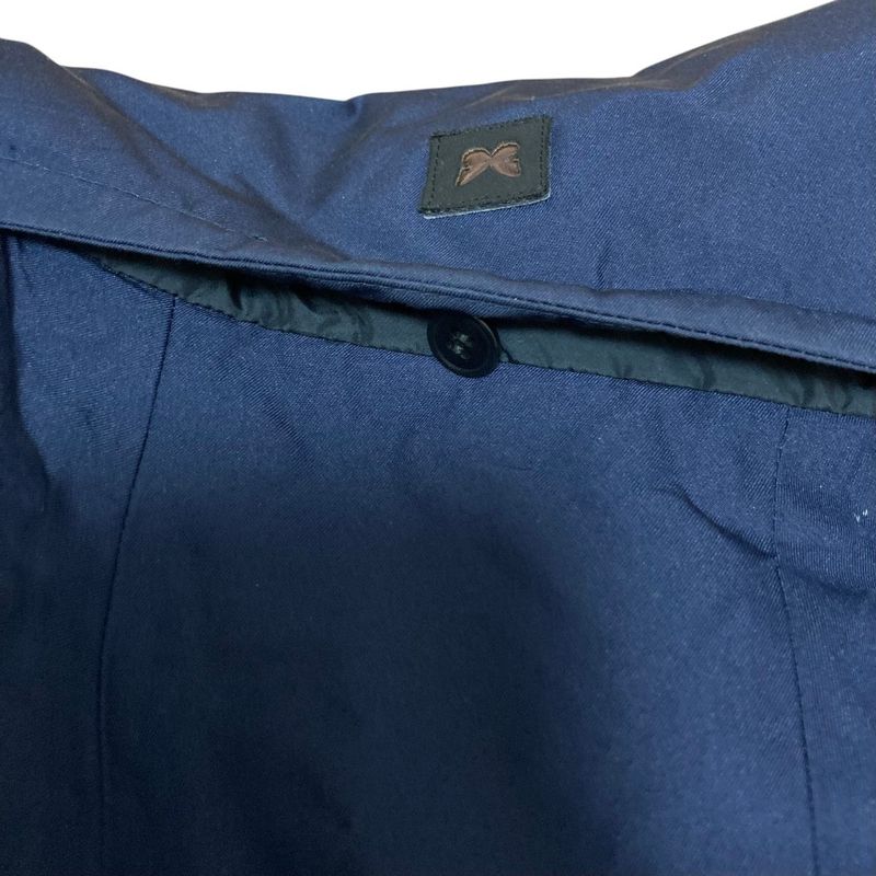 Max Mara Weekend Hooded Padding Coat 38 Navy