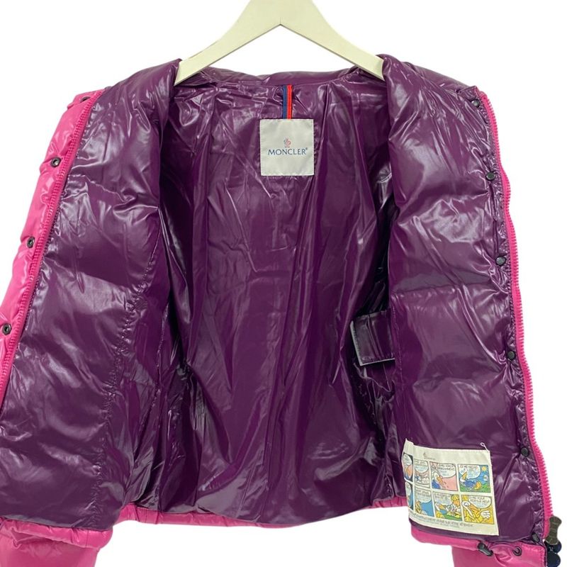Moncler Clairy Nylon Down Jacket 1 Pink