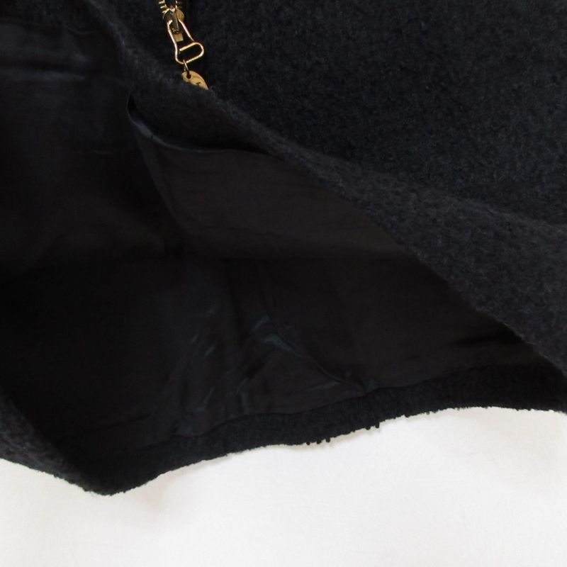 Louis Vuitton Silk Blend Twisted Mini Skirt 34 Black
