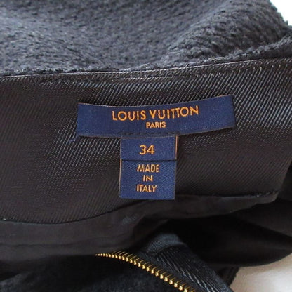 Louis Vuitton Silk Blend Twisted Mini Skirt 34 Black
