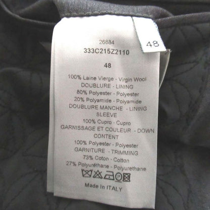 Dior Homme Single Padded Smoking Jacket Tailored 48 Gray