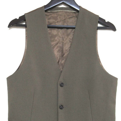 Gucci Solid Gilet Vest Khaki