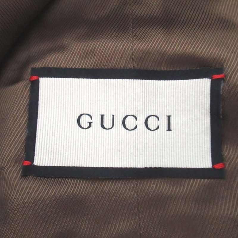 Gucci Solid Gilet Vest Khaki