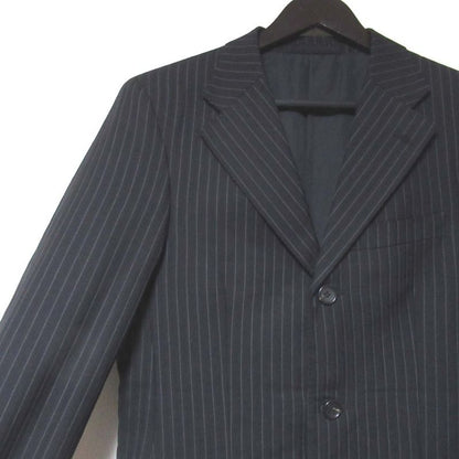 Gucci Era Pinstripe Pattern Tiered Jacket Trousers Pants Suit Set Black