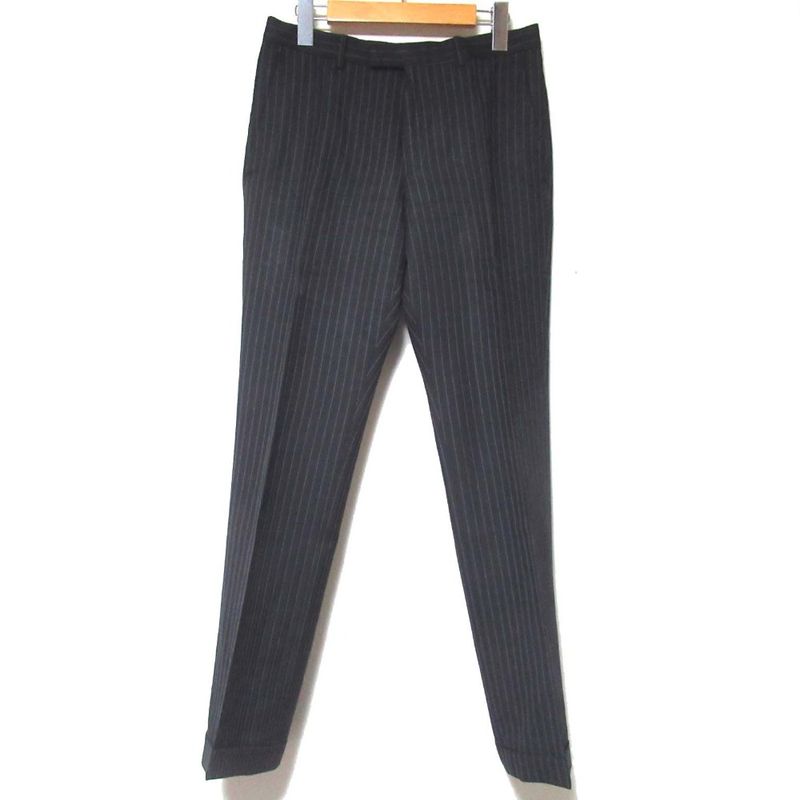 Gucci Era Pinstripe Pattern Tiered Jacket Trousers Pants Suit Set Black