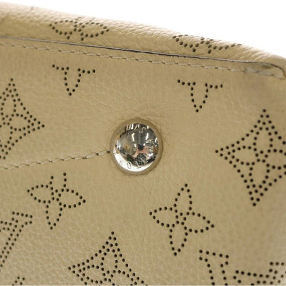 Louis Vuitton Monogram Mahina Berato Perforated Leather 2-Way Bag Silver Beige
