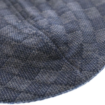 Louis Vuitton Bonnet Petit Knit Hat Beanie Damier Wool Blue