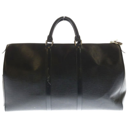 Louis Vuitton Keepall 50 Epi Boston Bag Black