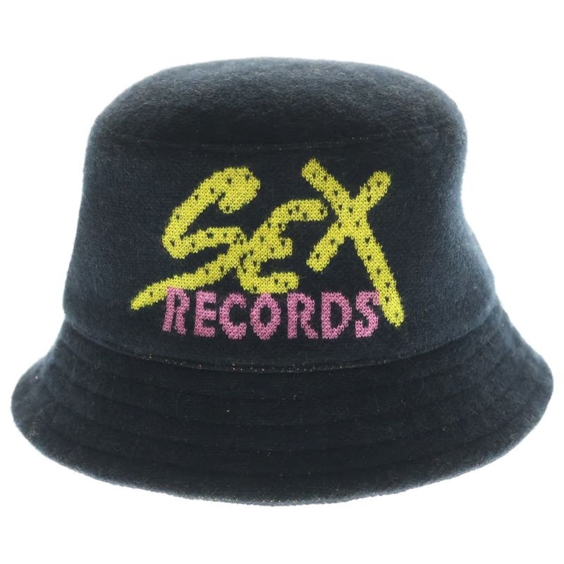 Chrome Hearts Matty Boy Ppo Sex Records Cashmere Bucket Hat Black