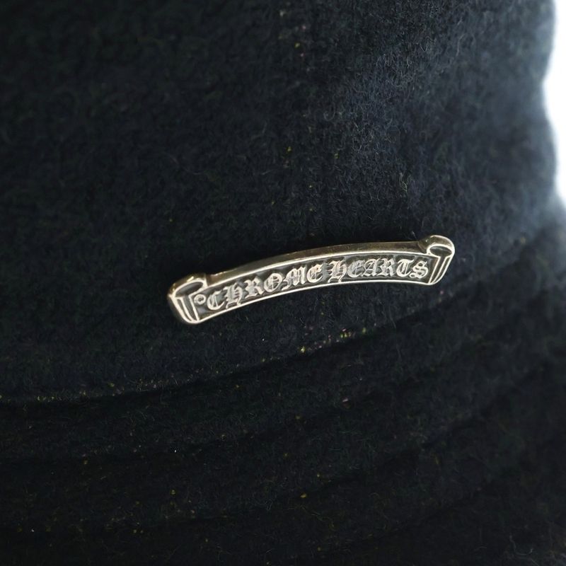 Chrome Hearts Matty Boy Ppo Sex Records Cashmere Bucket Hat Black
