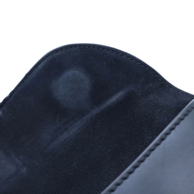 Dior Matte Calf Leather Saddle Bag Black