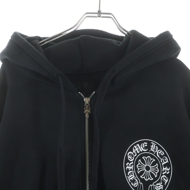 Chrome Hearts Sweatshirt HD Zip Ltd Tokyo Limited Back Horse Shoe Print Zip Up