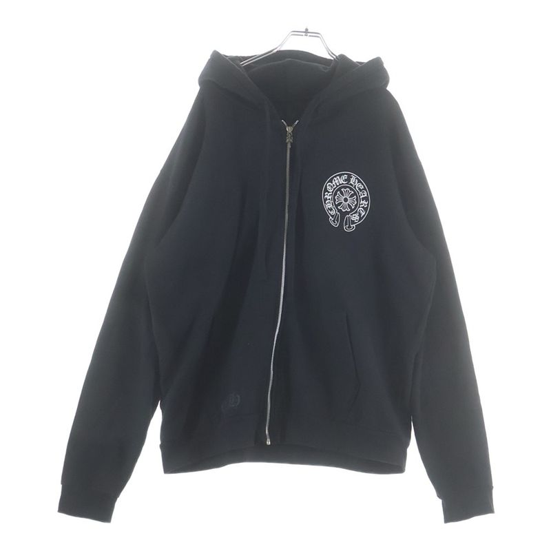 Chrome Hearts Sweatshirt HD Zip Ltd Tokyo Limited Back Horse Shoe Print Zip Up