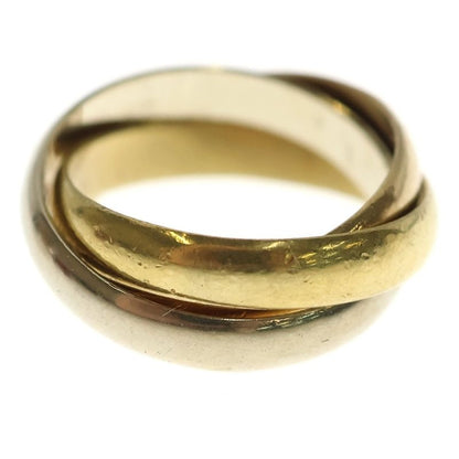 Cartier Trinity Ring 18k YG PG WG Three