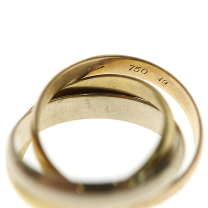 Cartier Trinity Ring 18k YG PG WG Three