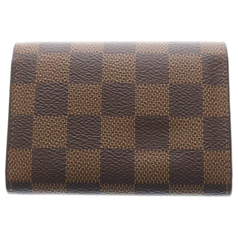 Louis Vuitton Damier Porte-Monnaie Rosalie Rose Valley Compact Wallet Mini Brown