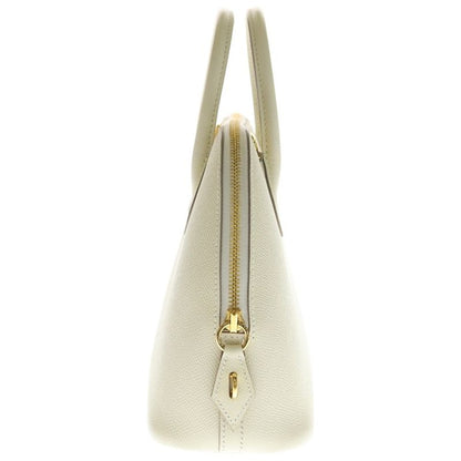 Hermes Bolide 25 Epsom Cles Leather Shoulder Bag White Gold