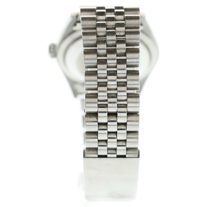 Rolex Datejust Black Dial P Number Ss Wg at Stainless Steel White Gold Automatic