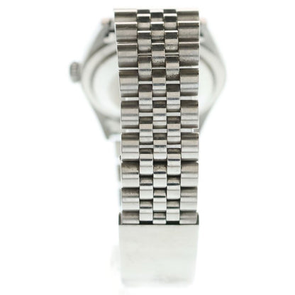 Rolex Datejust Black Dial P Number Ss Wg at Stainless Steel White Gold Automatic