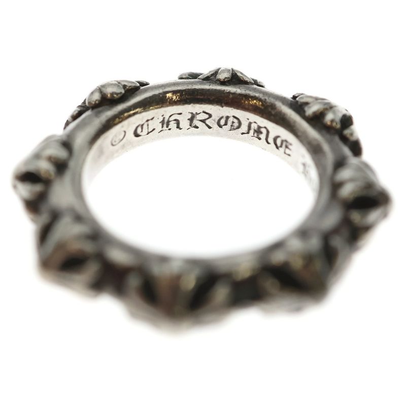 Chrome Hearts Cross Band Silver Ring