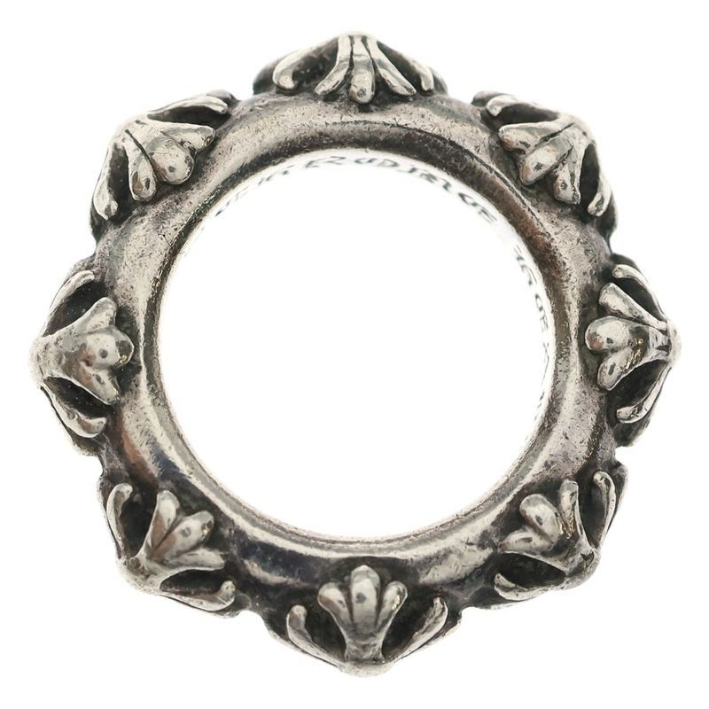 Chrome Hearts Cross Band Silver Ring