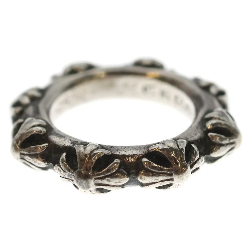 Chrome Hearts Cross Band Silver Ring