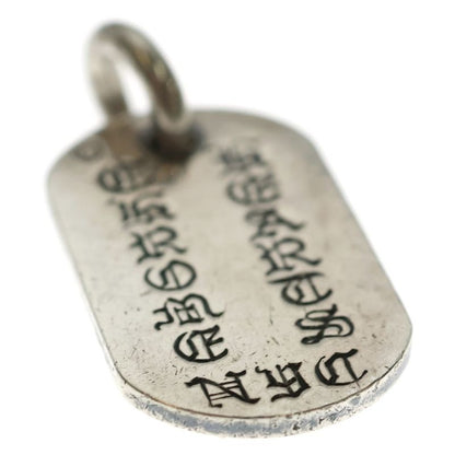 Chrome Hearts D Tag Sml Ltd New York Limited Small Dog Tag Pendant Top Silver