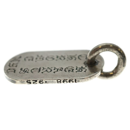 Chrome Hearts D Tag Sml Ltd New York Limited Small Dog Tag Pendant Top Silver