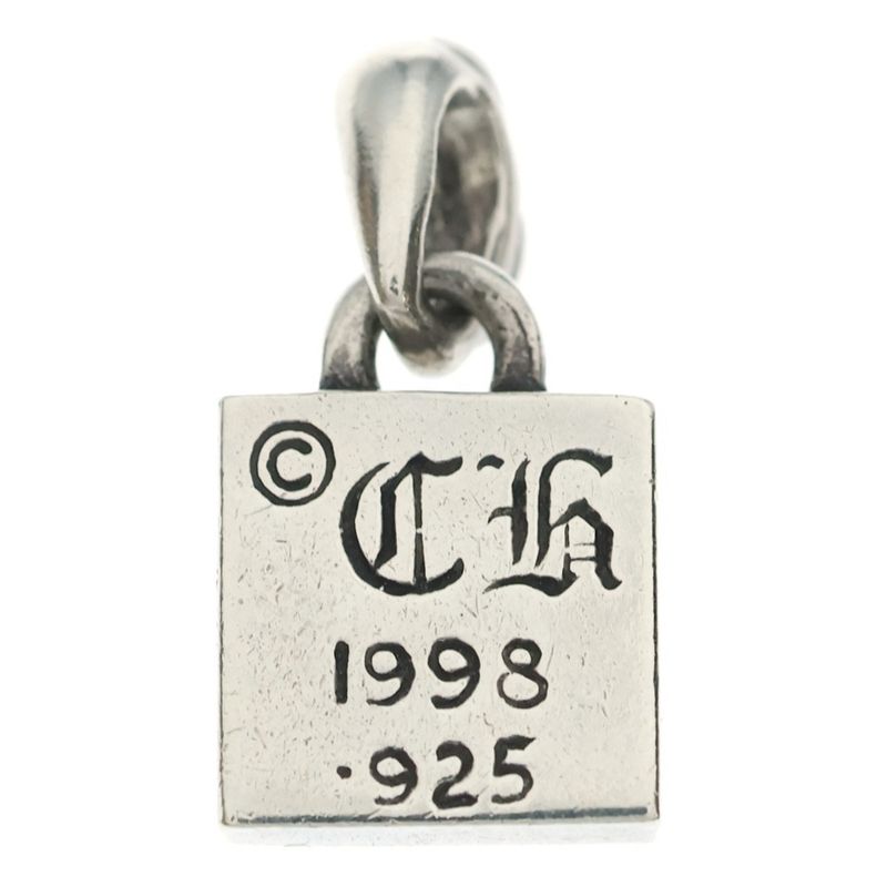 Chrome Hearts Framed CH Plus Charm Pendant Top Silver