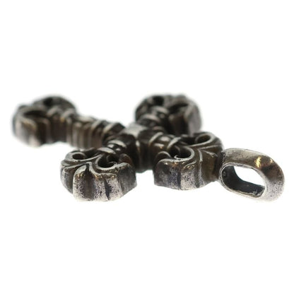 Chrome Hearts Charm Filigree Tiny Cross Pendant Top Silver