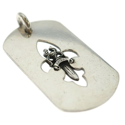 Chrome Hearts D Tag Lrg Fle Dag Fudaga Dog Tag Large Necklace Top