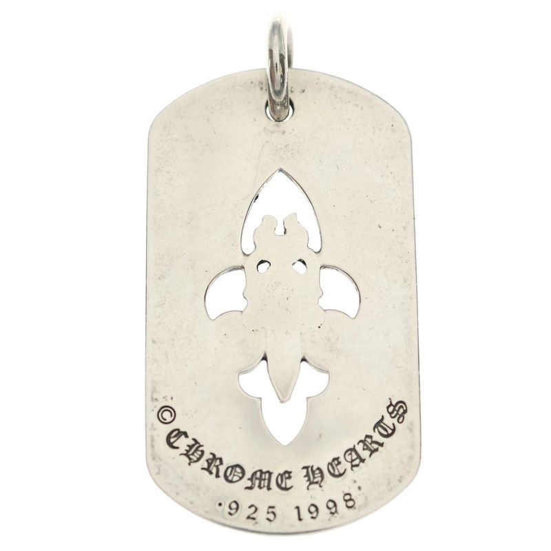 Chrome Hearts D Tag Lrg Fle Dag Fudaga Dog Tag Large Necklace Top