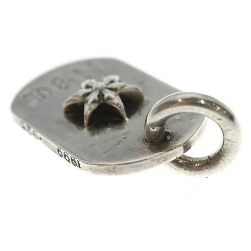Chrome Hearts Raised Star Dogtag Nyc Limited Dog Tag Pendant Top Silver