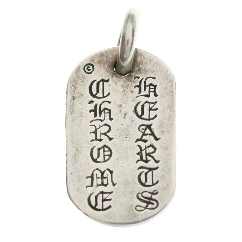 Chrome Hearts Raised Star Dogtag Nyc Limited Dog Tag Pendant Top Silver