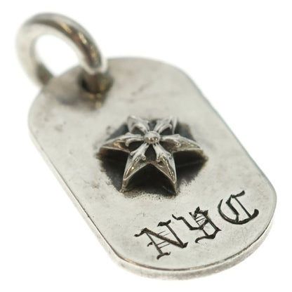 Chrome Hearts Raised Star Dogtag Nyc Limited Dog Tag Pendant Top Silver