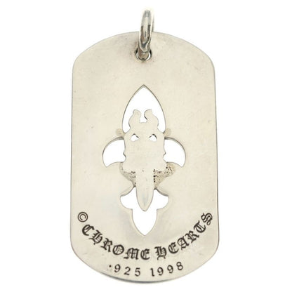 Chrome Hearts D Tag Lrg Fle Dag Fudaga Dog Tag Large Necklace Top