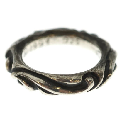 Chrome Hearts Scrl Band Scroll Ring Silver