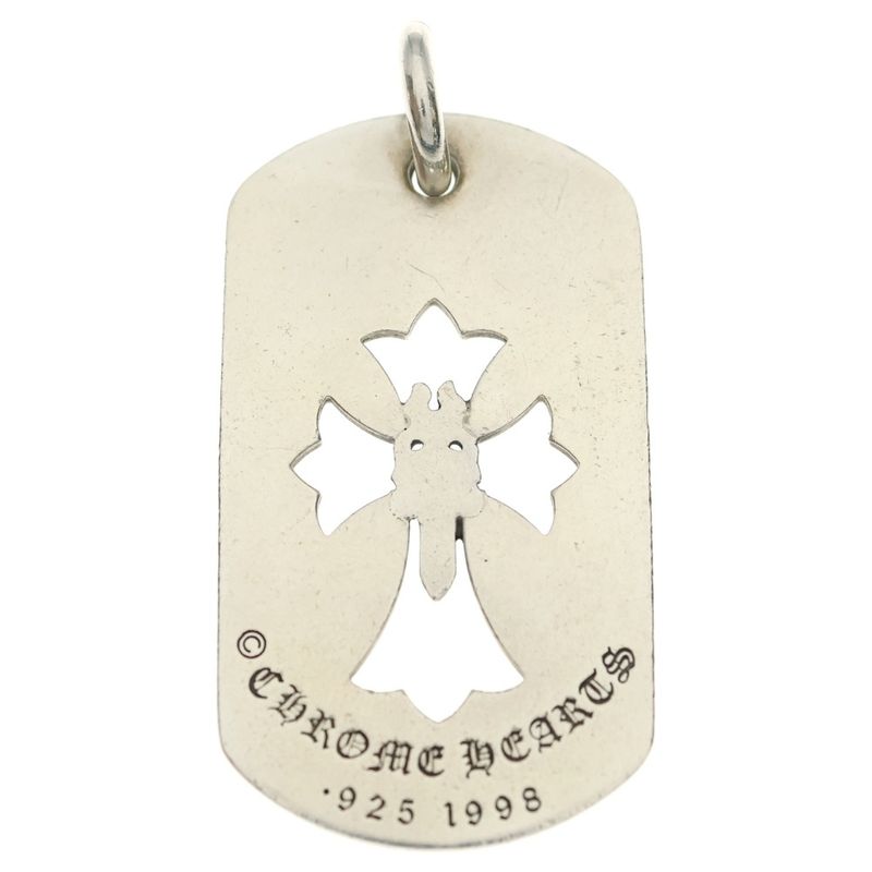 Chrome Hearts D Tag Lrg Cross Dagg la Fuck You la Limited Cutout Dagger Large
