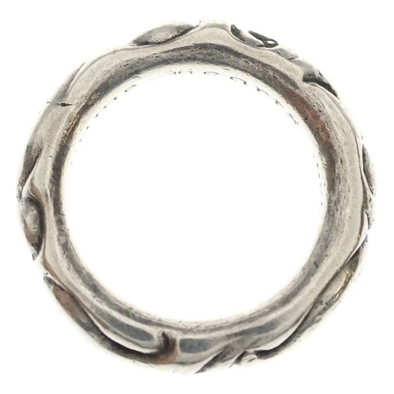 Chrome Hearts Scrl Band Scroll Silver Ring