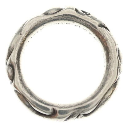 Chrome Hearts Scrl Band Scroll Silver Ring