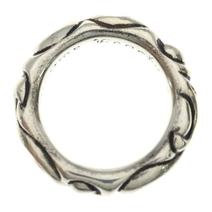 Chrome Hearts Scrl Band Scroll Silver Ring