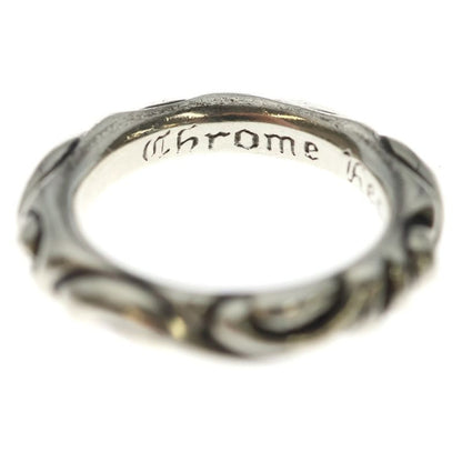 Chrome Hearts Scrl Band Scroll Silver Ring