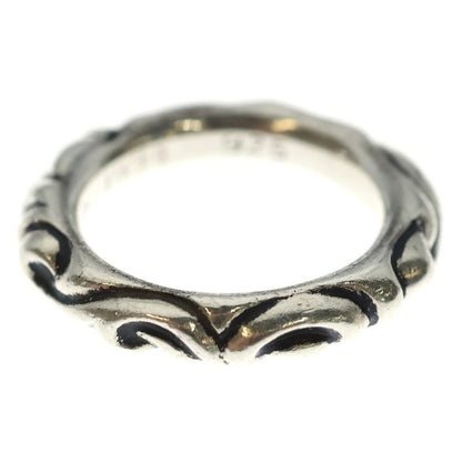 Chrome Hearts Scrl Band Scroll Silver Ring