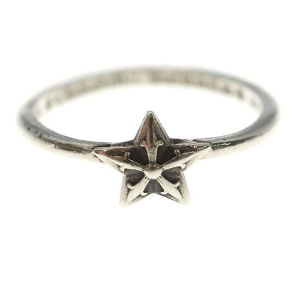 Chrome Hearts Bubblgm Star Bubblegum Silver Ring