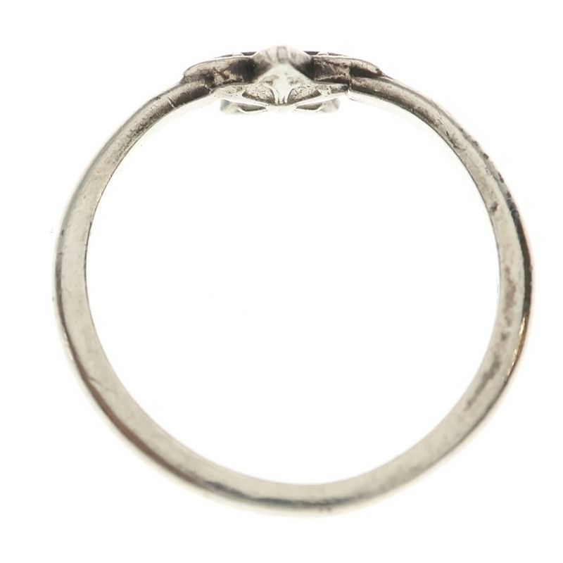 Chrome Hearts Bubblgm Star Bubblegum Silver Ring